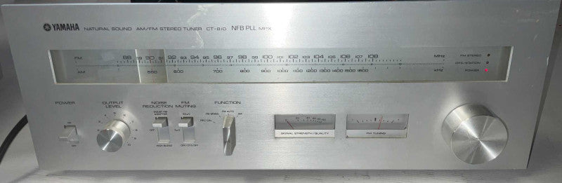 YAMAHA Natural Sound CT-810 AM/FM Stereo Tuner & CA-600 Stereo Amplifier  -