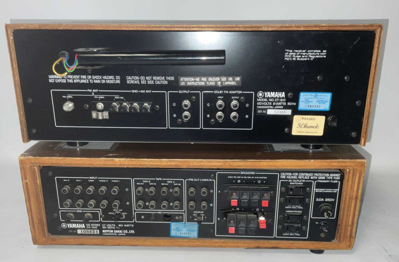 YAMAHA Natural Sound CT-810 AM/FM Stereo Tuner & CA-600 Stereo Amplifier  -