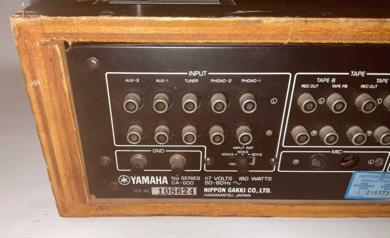 YAMAHA Natural Sound CT-810 AM/FM Stereo Tuner & CA-600 Stereo Amplifier  -