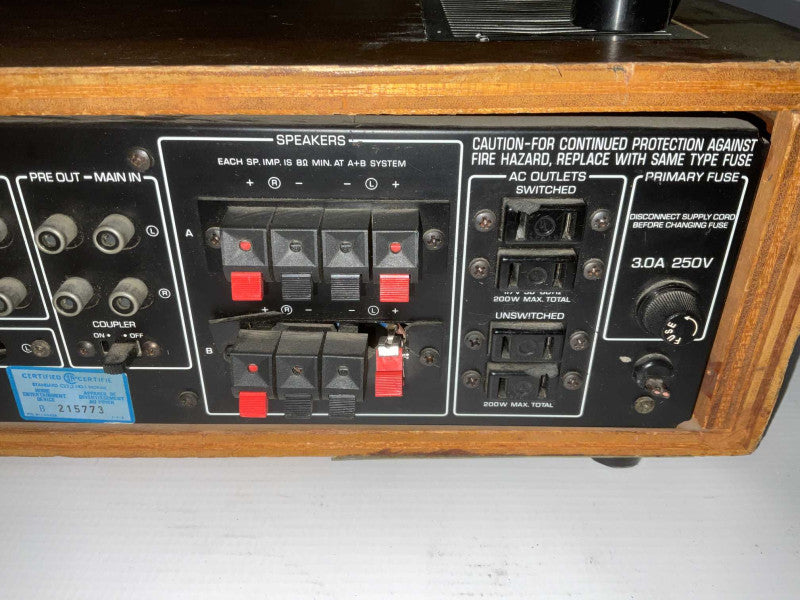 YAMAHA Natural Sound CT-810 AM/FM Stereo Tuner & CA-600 Stereo Amplifier  -