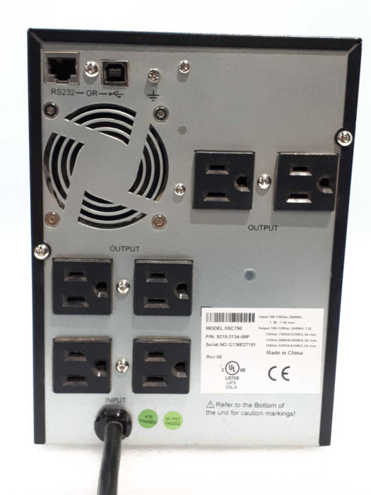 h750VA / 525W 120V Line-interactive Tower UPS Q!