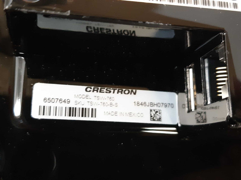 Crestron TSW-760-B-S 7\\" Touch Screen Control Panel w/ TSW-760-TTK-B-S _