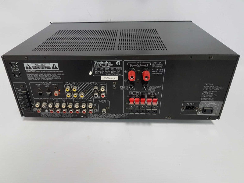 Technics AV Control Receiver SA-DX950 Receiver 5.1 Channel - READ #