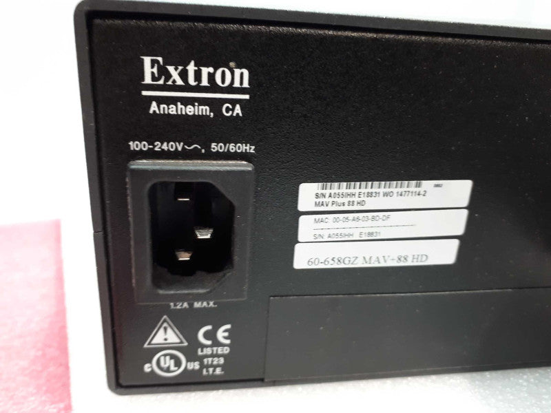 Extron  MAV Plus Matrix Switcher with IP Link 88HD &