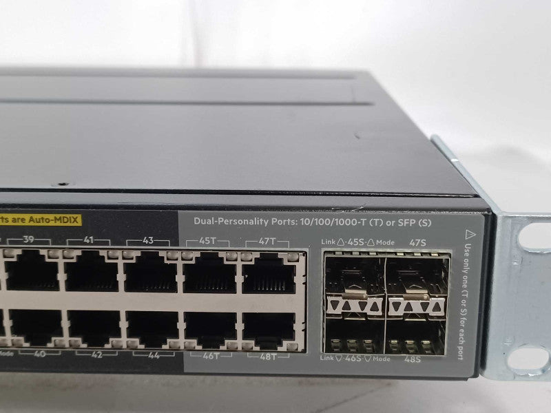 HP Aruba 2920-48G PoE+ Switch 44x 1GbE PoE+ RJ45 + 4x 1GbE Combo SFP/RJ45 J97 _