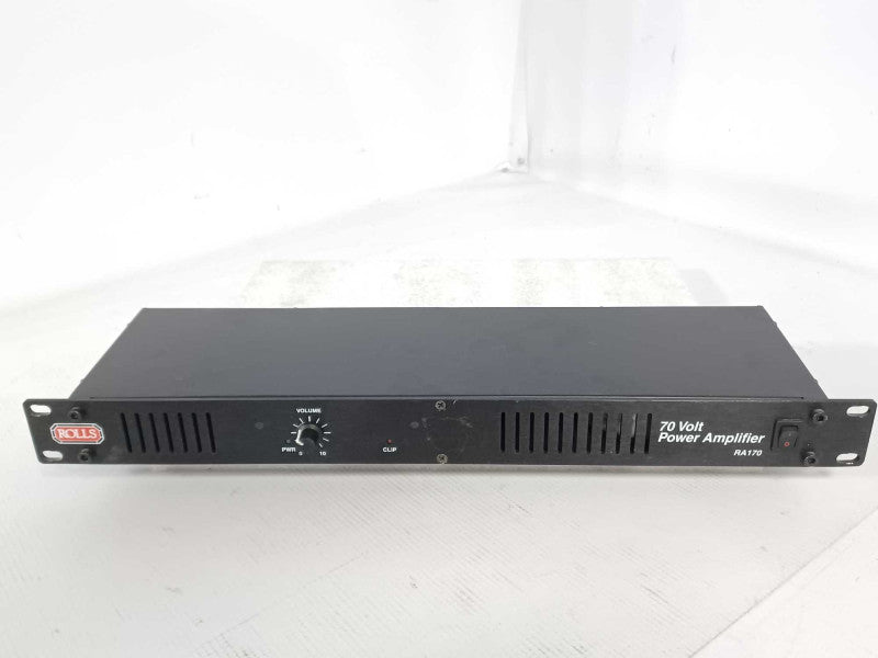 Rolls RA170 70-volt Power Amplifier w/rack moun, Read _