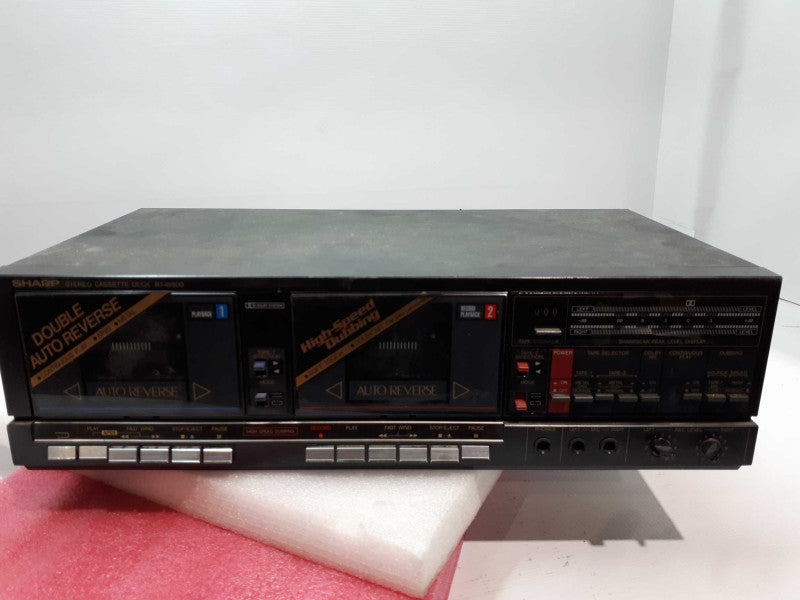 Sharp stereo cassette deck rt-w800 &