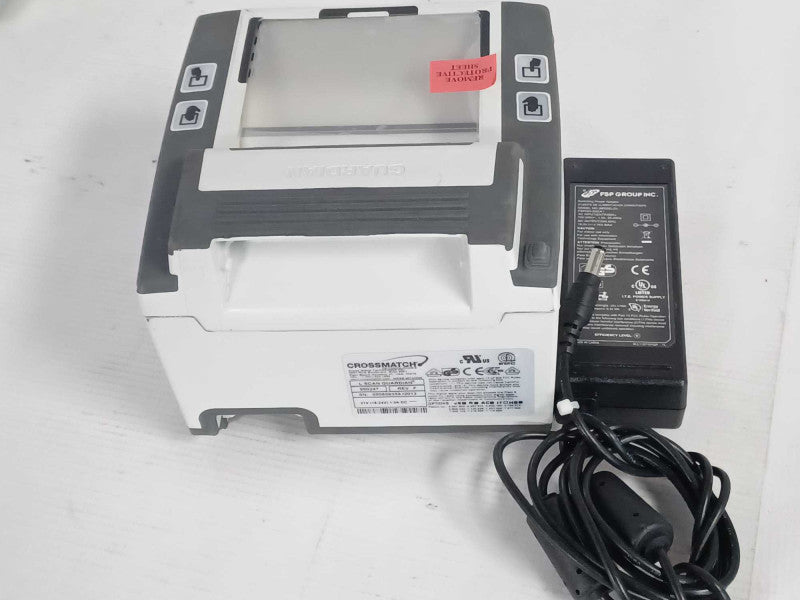 Guardian Crossmatch L Scan Guardian 900247 REV F w/ Power Adapter, Read _