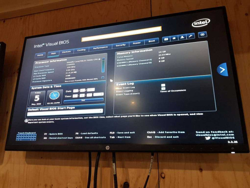 Intel NUC mini PC kit NUC7i5BNK1E (Intel Core i5, Slim version) in opened box &