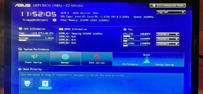 Custom PC i7-4790 CPU 8GB DDR3 RAM EN210 GPU NO HDD   @