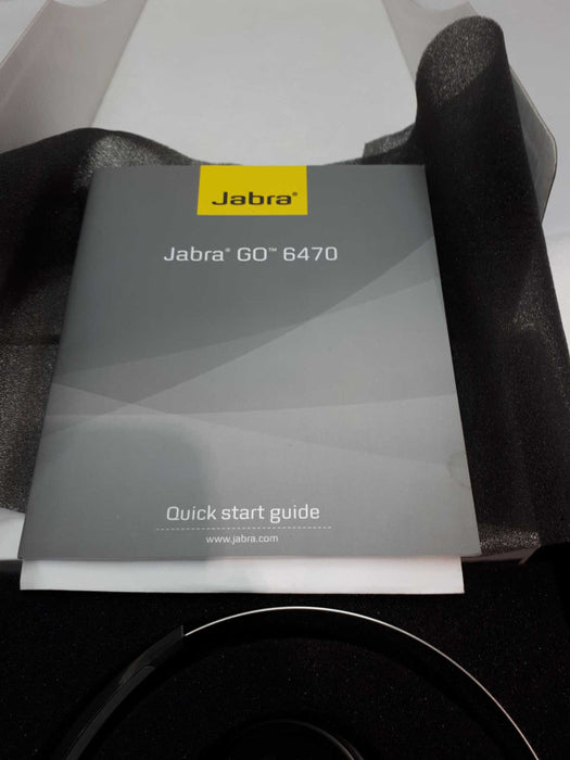 JABRA GO 6470 BLUETOOTH WIRELESS HEADSET in opened box- see notes &