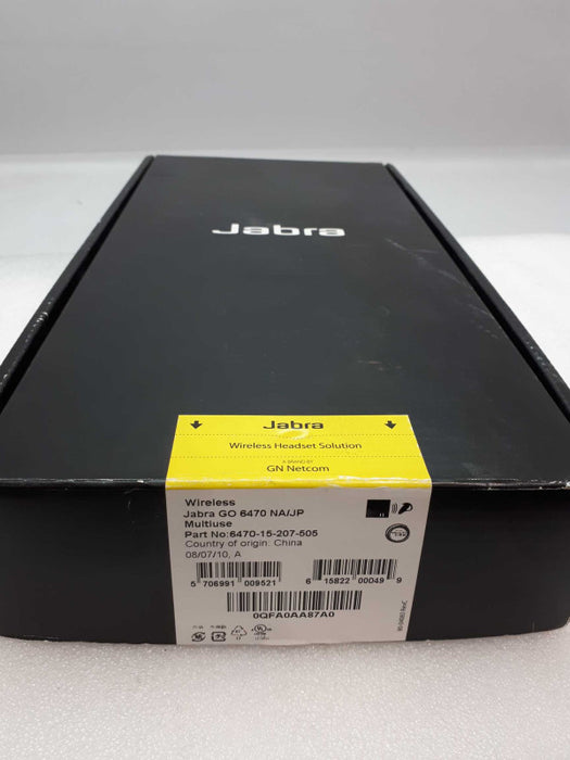 JABRA GO 6470 BLUETOOTH WIRELESS HEADSET in opened box- see notes &