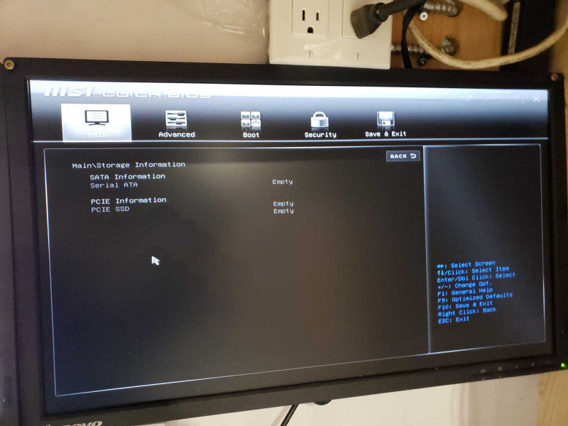 MSI MS-14D1 intel i3-10110U @ 2.10GHz / 8GB Ram / No HDD