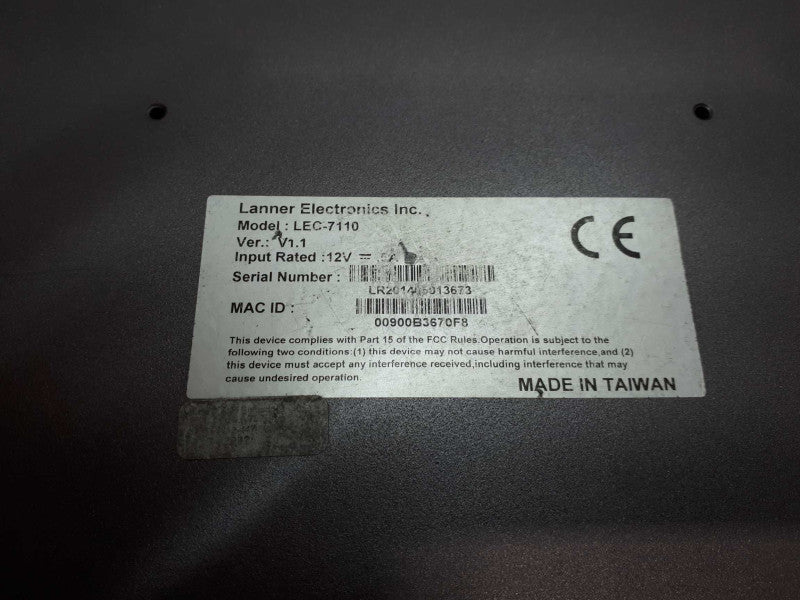 LANNER LEC-7110 Firewall Q&