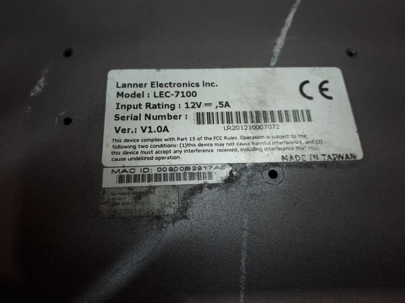 LANNER LEC-7100 Firewall Q&