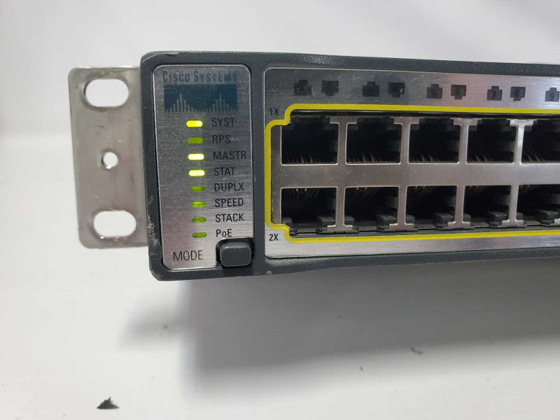 Cisco WS-C3750-48PS-S V05 48-Port Catalyst 3650 PoE Switch |