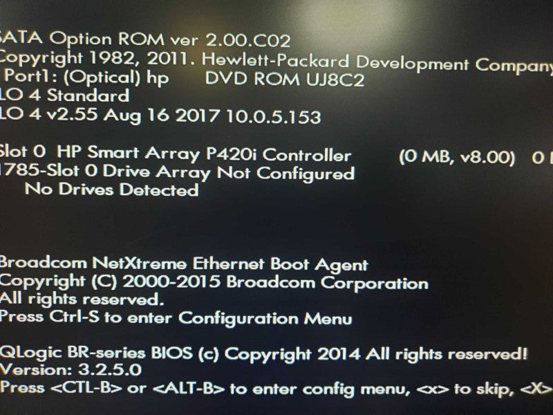 HP ProLiant DL360P Gen8, 2x E5-2650 2.0GHZ 32GB RAM |