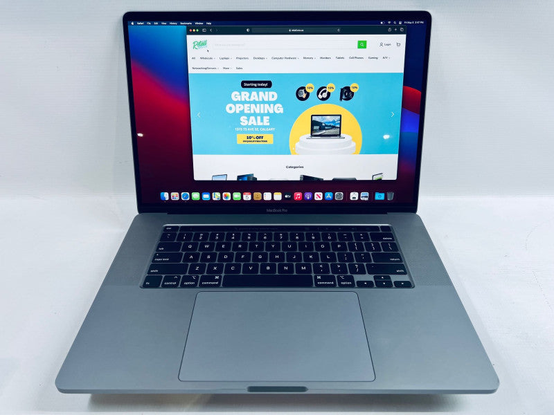 Macbook Pro 16-inch 2019 Intel i7-9750H 16GB RAM 500GB Storage