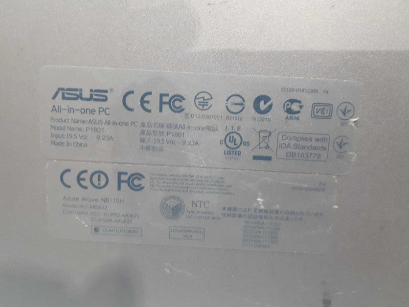 ASUS Transformer P1801 18.4\\" see notes &