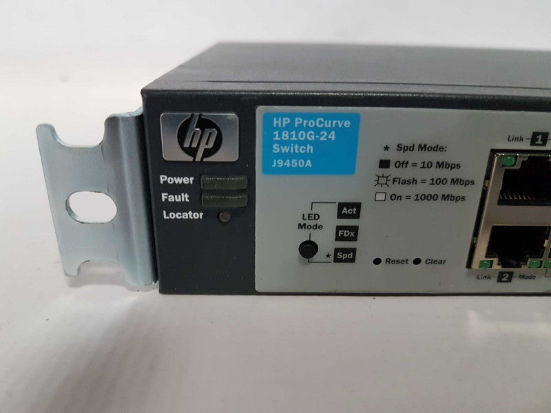 HP ProCurve 1810G-24 switch J9450A - Fact Reset #