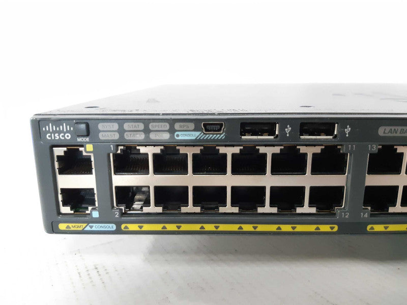 CISCO WS-C2960X-48LPS-L 48 Gigabit PoE Managed switch _