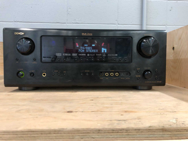 DENON AVR 887 100W Digital Home Theater Surround Sound AM/FM NO CONTROLLER*
