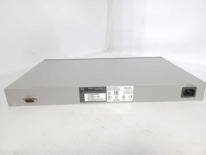 Cisco SG500X-48-K9 V04 48 Port Gigabit Stackable Managed Network Switch _