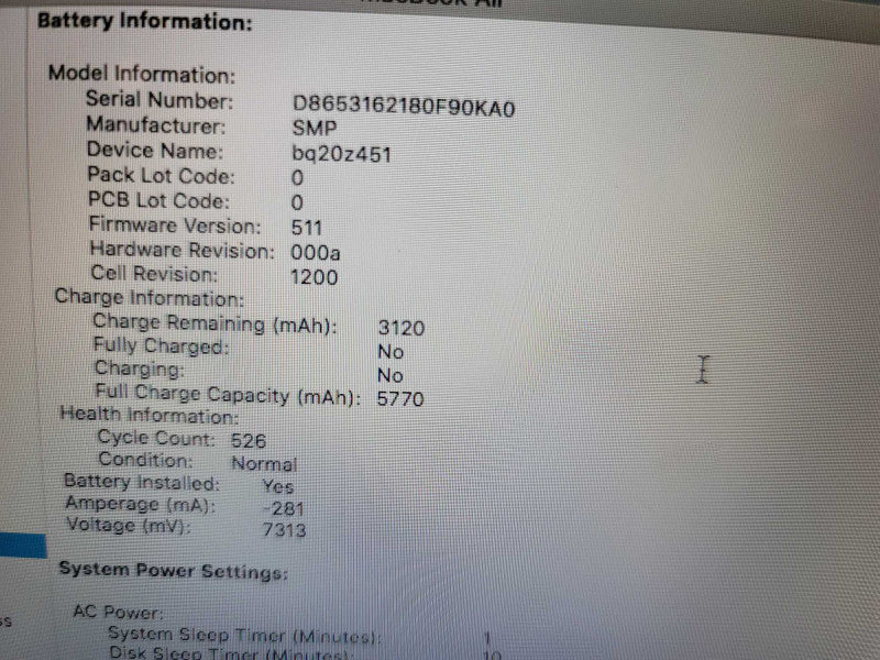 MacBook Air 2015 13\\" i5-5250, 4GB DDR3, 128GB SSD **read