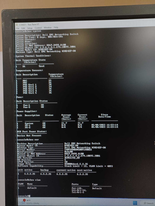 Dell Networking N3024EP-ON 24 Port Gigabit PoE+ Managed Switch, 2x PSU _