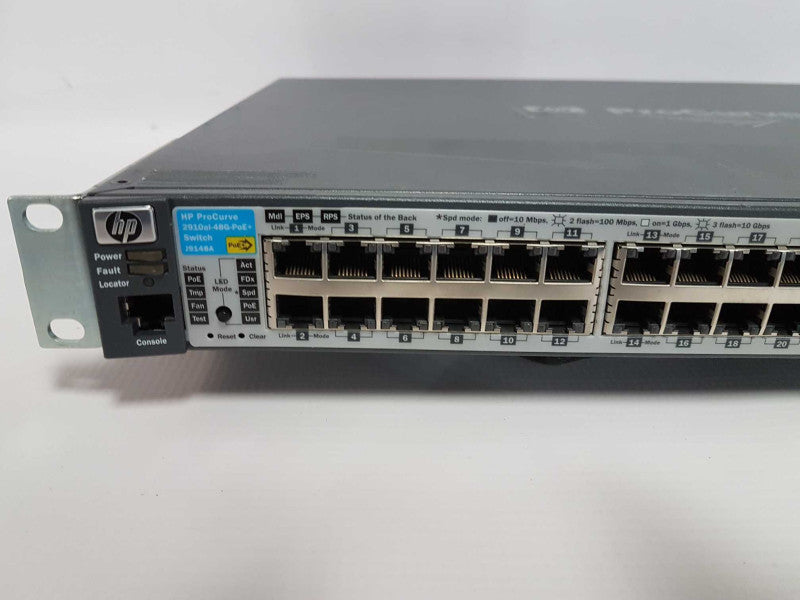 HP Aruba 2920-48G-PoE+ J9729A 48-Port Gigabit PoE+ Switch Fact Reset #