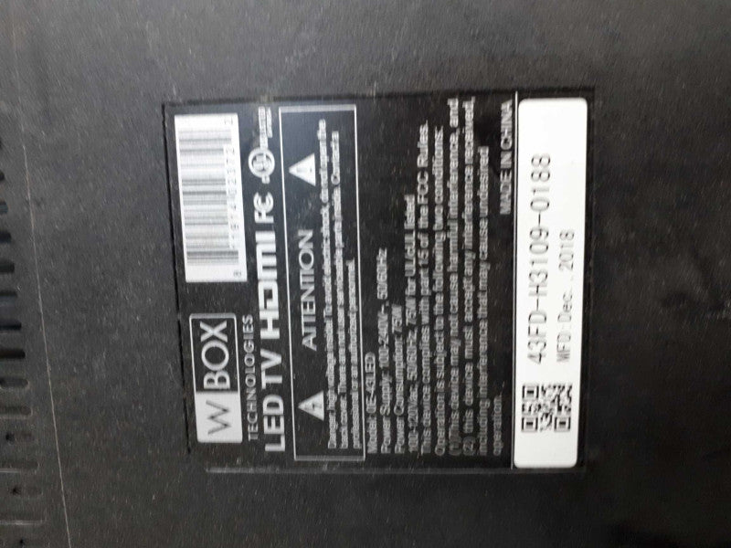 W Box 43\\" LED TV &