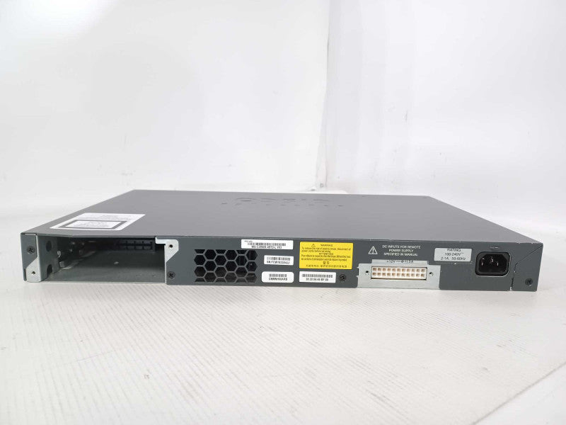 Cisco WS-C2960X-48TD-L Switch 48x Gigabit RJ-45 Ethernet 2x SFP+ Ports, SEE Q_