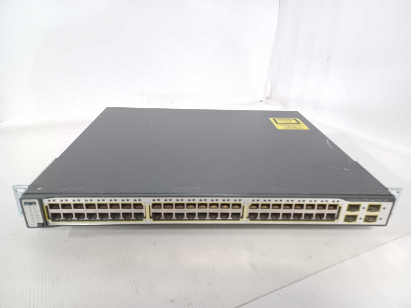 Cisco WS-C3750-48PS-S 48-Port PoE 4x SFP Managed Network Switch Q_