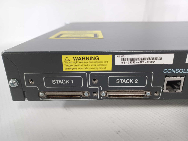Cisco WS-C3750-48PS-S 48-Port PoE 4x SFP Managed Network Switch Q_