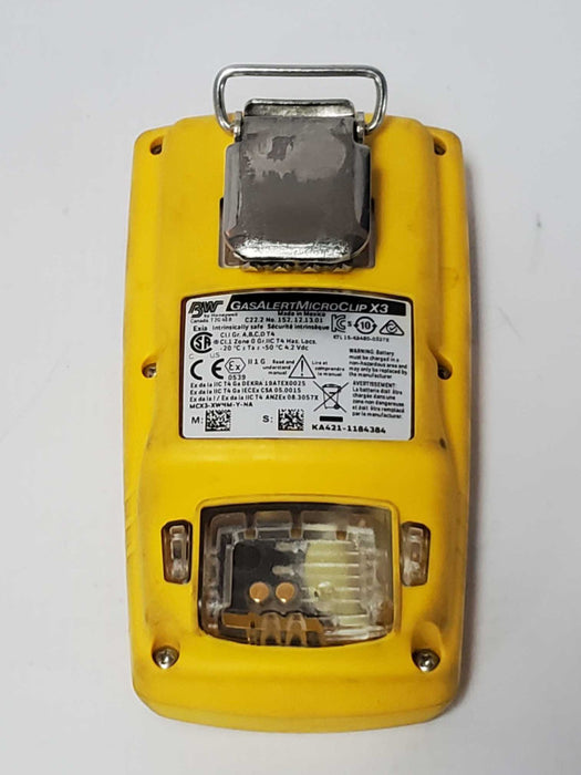 GasAlert Micro Clip X3 Gas Detector (AS-IS)  |
