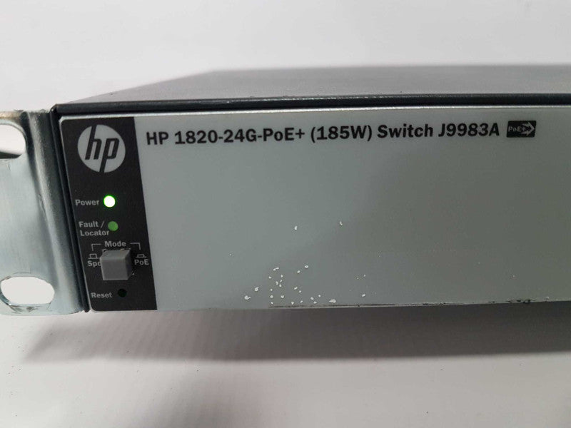 HP 1820-24G-PoE+ (185W) Switch J9983A - Reset #