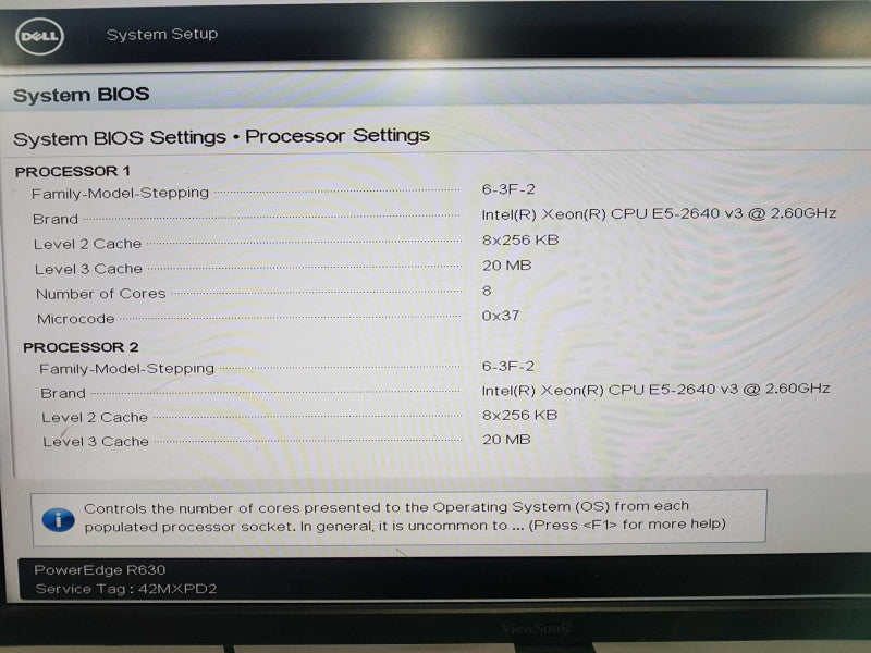 dell poweredge R630 2x xeon E5-2640 V3 @ 2.60ghz / 192gb  ram / H730 Mini #