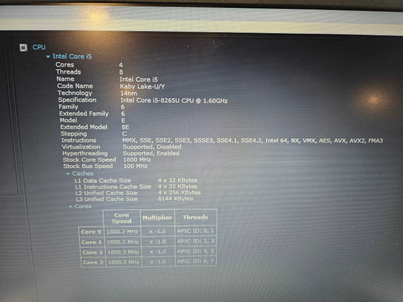 Lenovo ThinkPad E590 15.6" 1080p i5-8265U 8 GB RAM 512GB SSD