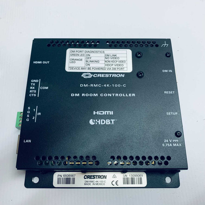 Crestron DM-RMC-4K-100-C 6506567 HDMI DM Digital Media 4K Controller Q