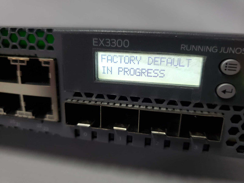 Juniper EX3300-24T 24 Port Ethernet Switch Q|