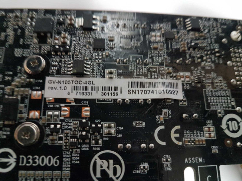 GIGABYTE GeForce GTX 1050 Ti Low Profile 4GB GDDR5 768C #