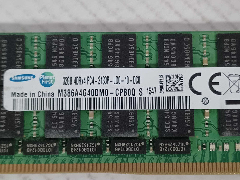 Samsung 32GB 4DRx4 PC4-2133P-LD0 DDR4 Server RAM Q_