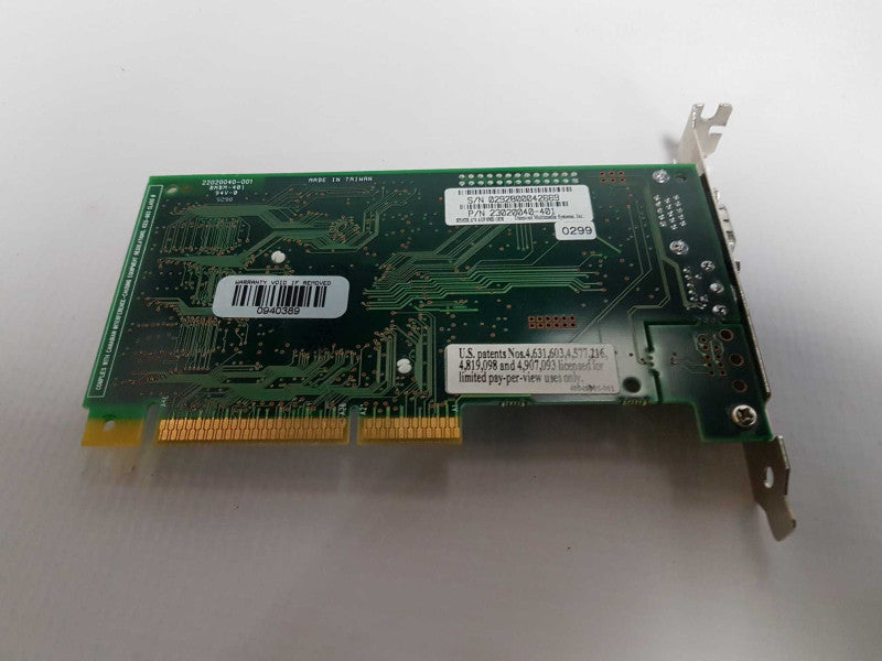 23020040-401 DIAMOND MULTIMEDIA SYSTEMS AGP VIDEO CARD 70 #
