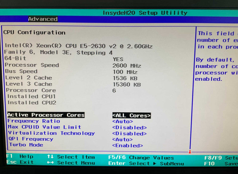 DELL PowerEdge C6220 II 8x Intel Xeon E5-2630 v2 @2.6GHz 512GB RAM -