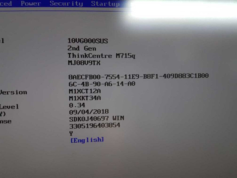 Thinkcenter M715q AMD Ryzen 5 Pro 2400GE Radeon Vega Graphics 8gb ram #