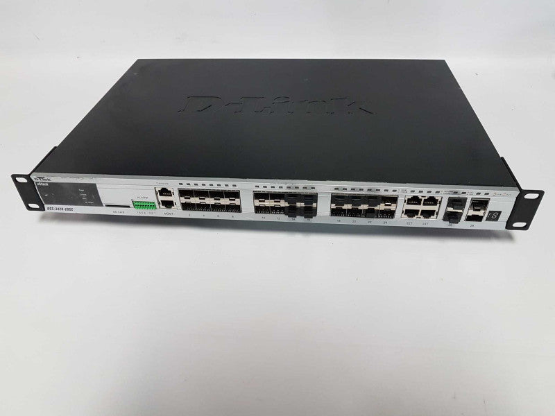 D-Link dgs-3420-28sc 28-Port xStack L2+ Managed Stackable Gigabit Fiber  #