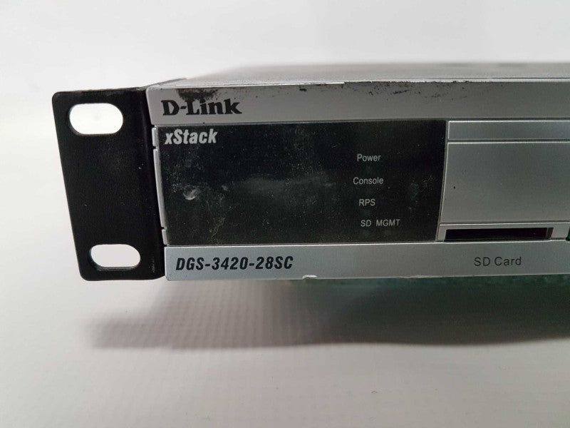 D-Link dgs-3420-28sc 28-Port xStack L2+ Managed Stackable Gigabit Fiber  #