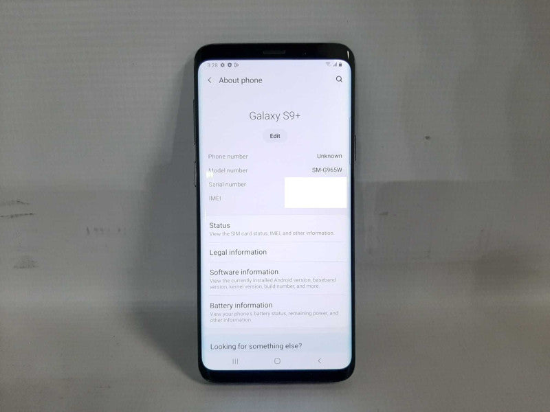 Samsung Galaxy S9+ 64GB - Silver  $