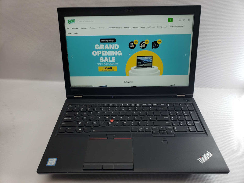 Lenovo ThinkPad P52 intel i7-8850H @ 2.60GHz 16GB Ram 256GB M.2 Quadro P1000