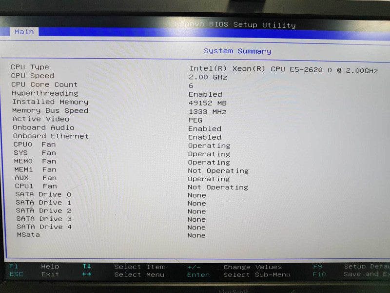 lenovo thinkstation D30 Xeon E5-2620 @ 2.00ghz / 48gb ram / READ #